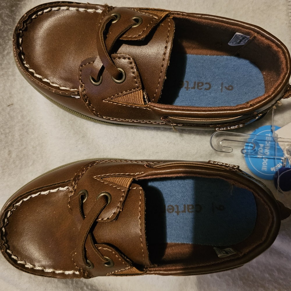 Carter's Brown Kids Boat Shoes